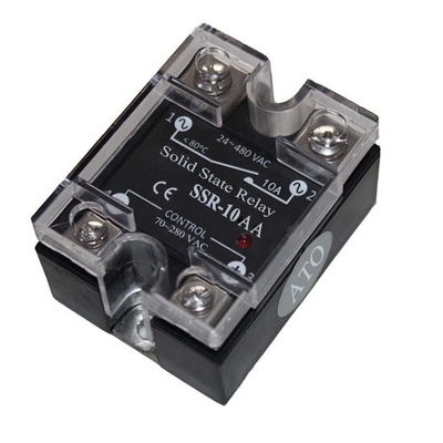 Tanpa Perlindungan 63Hz AC SSR Relay DC 380V Solid State Relay 40A